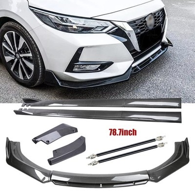 Carbon Fiber Side Skirt Rear Front Bumper Splitter For Nissan Altima Body Kits