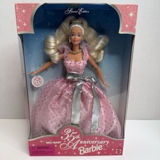 1997 Walmart 35th Anniversary Barbie Doll Special Edition Pink Gown NRFB
