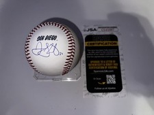 Gavin Sheets Signed Official San Diego Padres City Connect Baseball Star JSA