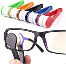 5-Pack Microfiber Eyeglasses Cleaner with Soft Brush and Clip Tool
