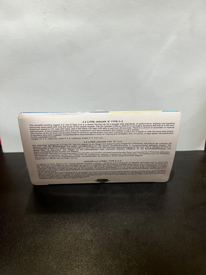 Corgi Toys Model Club 335 4.2 Litre Jaguar "E" Type Re Issue Sealed - Image 3 of 4