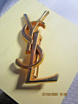 YVES ST LAURENT BROSCHE / NO PIN'S / 5,5cm hoch / RAR