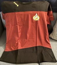 Brand New Star Trek The Next Generation Command Uniform T Shirt 2XL SEE PICS