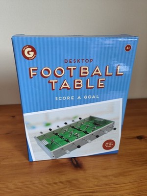 Desktop Fußball Tischspiel Schießen Sie ein Tor grau auf Reisen * Beschreibung lesen