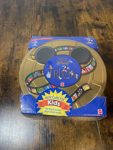 New  Vtg Sealed 1997 The Wonderful World of Disney Trivia Game Mattel