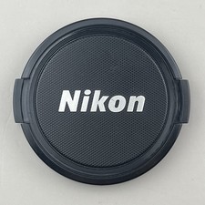 Nikon 58mm Black / Silver Snap On Front Lens Cap Nikkor GENUINE OEM