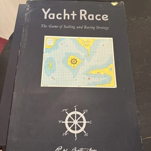 Vintage Parker Brothers Yacht Race Strategy Board Game 1961 GUC complete 60s