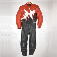 Alne Motorrad Leder Kombi Herren Gr. 44 mit Hose + Jacke (Känguruleder)