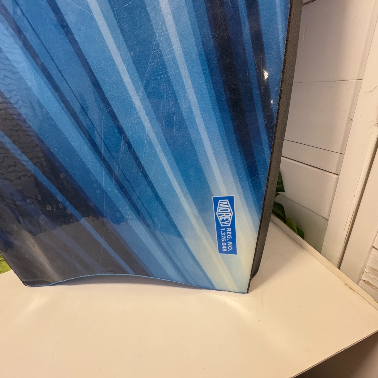 Morey Mach 9TR Tube Rail Boogie Board Blue Water Sport Boating Leash Ankle Strap