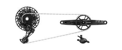 Grupo de cambio, mando, bielas, cadena, cassette NX EAGLE DUB 175 MM 12V 32T TRI