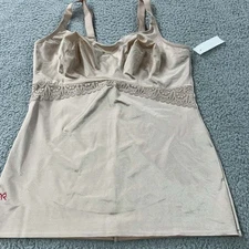 Ruby Ribbon Lace Cami Camisole Shaping Top Size 40 Shapewear Tank 3024 NWOT