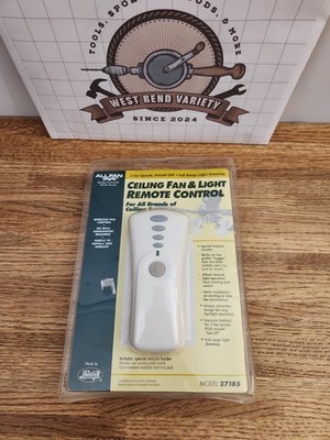 NOS Hunter Universal Ceiling Fan & Light Remote Control White 27185