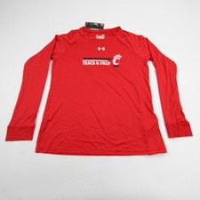 Cincinnati Bearcats Under Armour HeatGear Long Sleeve Shirt Women's Red Used