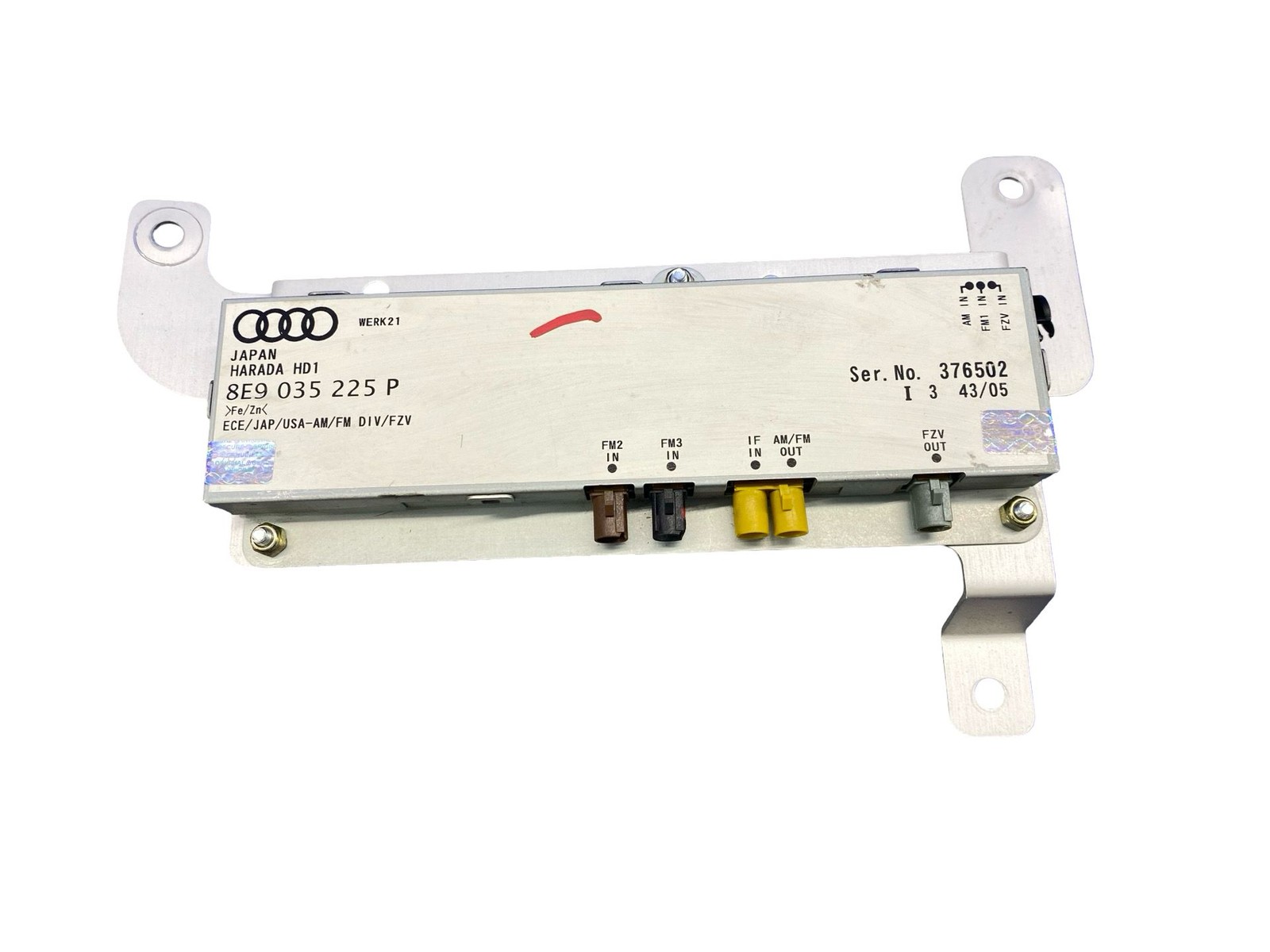 2004 - 2014 Lamborghini Gallardo Radio Antenna Amplifier Module Unit W/ Bracket