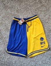 NWT *NIKE GOLDEN STATE WARRIORS COURTSIDE DRI-FIT NBA SHORTS MEN’S LARGE