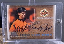 2005 Fleer America’s National Pastime Javy Lopez Auto First Name Bases /158