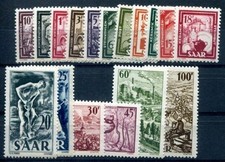 SAAR 1949 272-288 ** POSTFRISCH TADELLOS SATZ 130&euro;(49790
