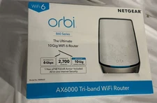 NETGEAR Orbi RBR860 Wi-Fi 6 Router TriBand Mesh 10GB AX6000 (D3)