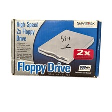 External USB Powered 2x Floppy Drive SmartDisk FDUSB-TM2 Mitsumi D353FUE  New
