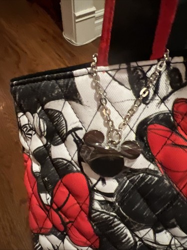 Bradford Exhange Disney Mickey Mouse and Minnie Mouse Art Zip Tote Bag. Nw/oT - Picture 4 of 9