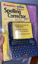 Franklin Webster's Spelling Corrector Plus NCS-101 with Rolodex Databank