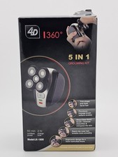 Head Face Shaver For Men 5-in-1 Rechargable with LED Display