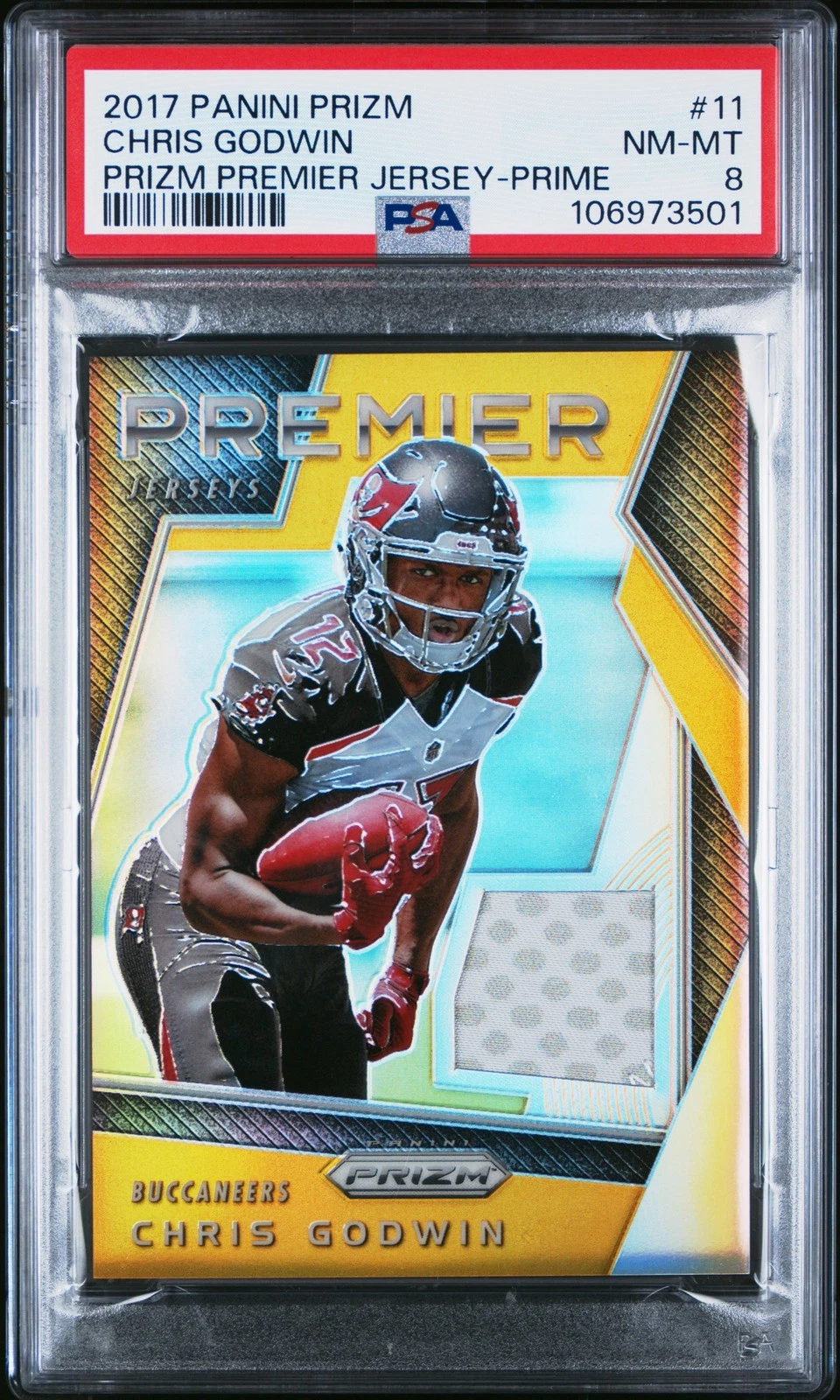Chris Godwin Panini Prizm Prizm Premier Jersey #11 Prime