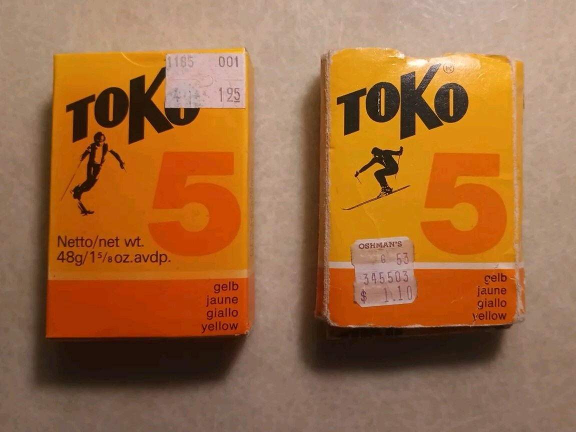 Toko Ski Race Wax & Fall-Line 2 Lot Vintage Collectable (5)