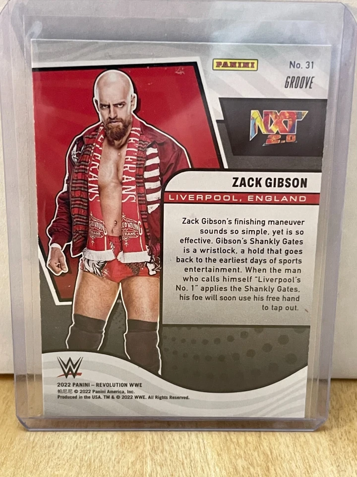 2022 Panini Revolution WWE Zack Gibson Groove SP #31 NXT - Image 2 of 2