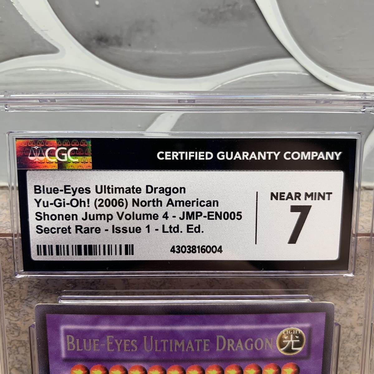 Yugioh CGC 7 EX Blue-Eyes Ultimate Dragon JMP-EN005 Secret Jump