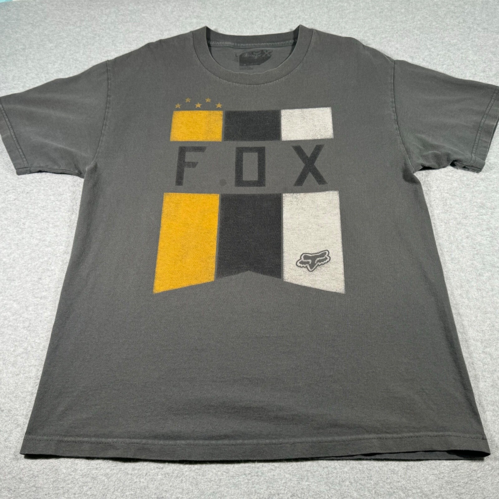 Fox Racing Shirt Adult Large Gray Motocross  Mountain Bike E