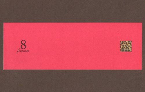 8 Women 2002 RARE mini poster Chirashi flyer François Ozon Japan