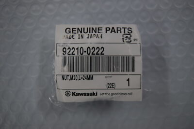 Kawasaki OEM Part 92210-0222 Nut M20 L 24mm for sale online | eBay