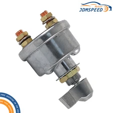 Master Battery Disconnect Switch 2 post SPST Kill Cut Off Nascar Marine ATV 12V 