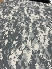 ACU Digital Camo Poly Cotton Camouflage Twill Fabric 60” 50 YARD ROLL