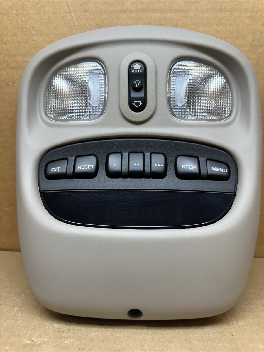 02-07 Jeep Liberty Over Head Overhead Console Lights Digital