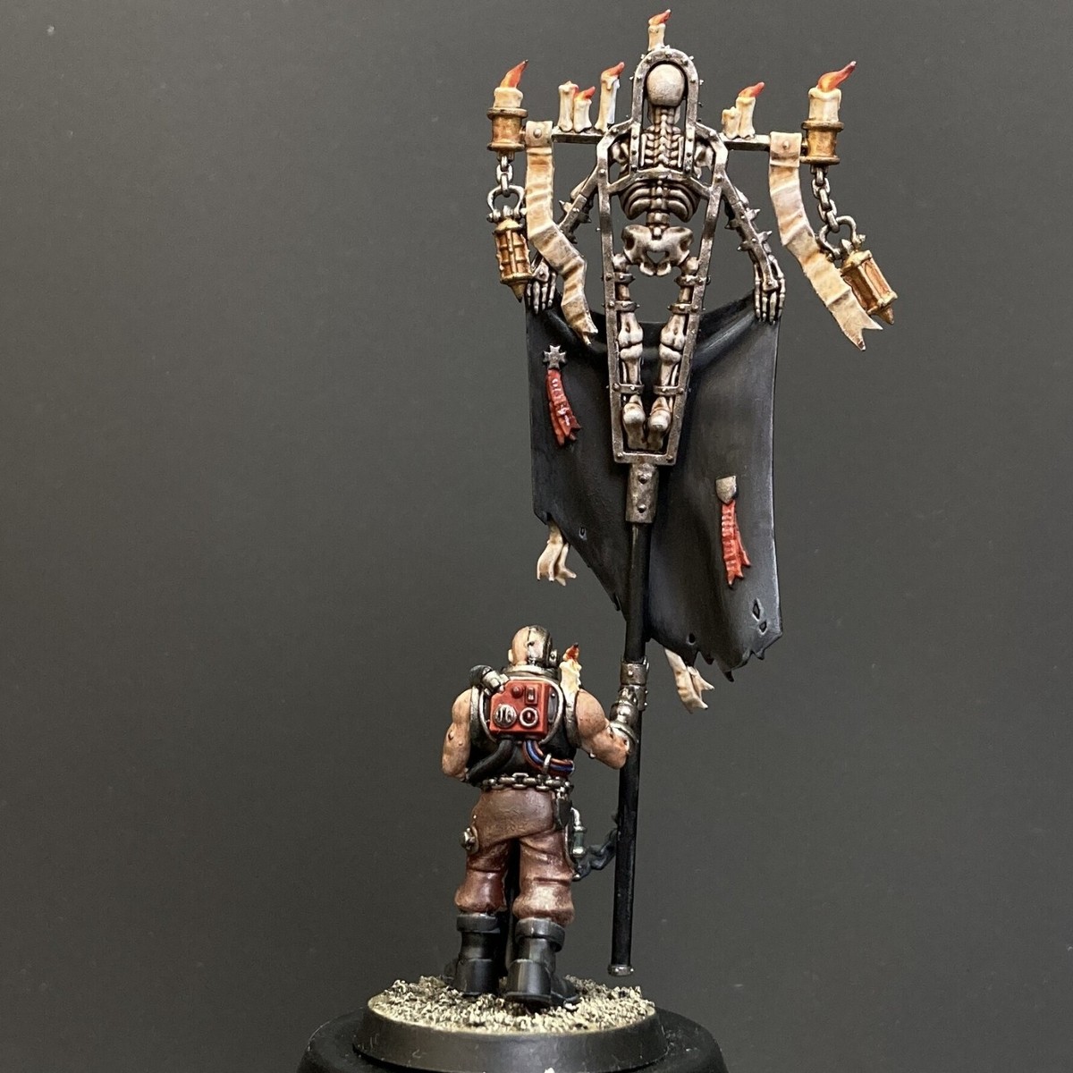 X1 Chapelain Grimaldus And Cénobite Servitors Metal