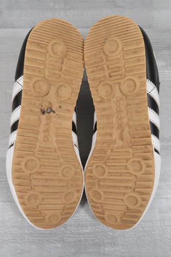 Adidas Originals Samba Super Black Leather Mens Trainers UK 8 - 第 9/10 張圖片