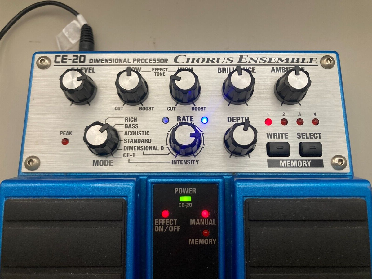 Boss CE-20 Chorus Ensemble Guitar Effect Pedal Used from