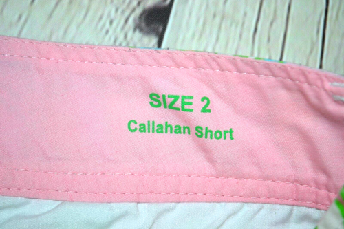 LILLY PULITZER Women's Callahan Shorts SIZE 2 Green / Pink Floral Print - Picture 6 of 6