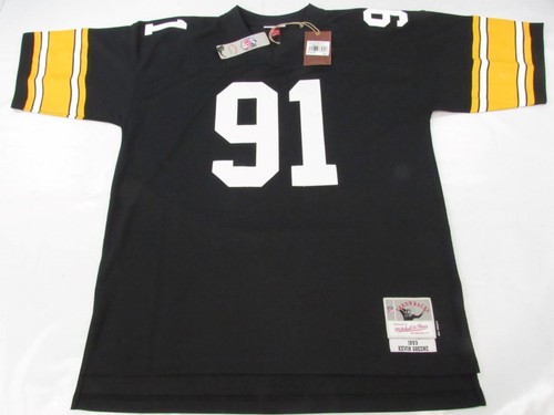 1993 Kevin Greene #91 Pittsburgh Steelers Sizes Mitchell & Ness Jersey $150 - Picture 22 of 23