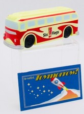 Six Flags Coaster Park Tourist Bus W/View Finder Souvenir Toy 2005 Oldemark
