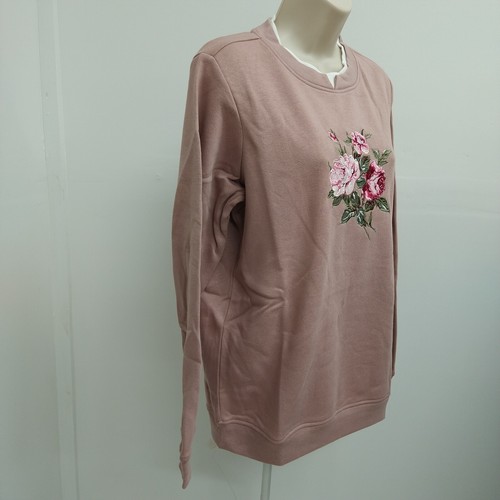 Adrian Felafield Damen Sweatshirt Gr. M Rosa Langarm Pullover Pulli - Bild 11 von 12
