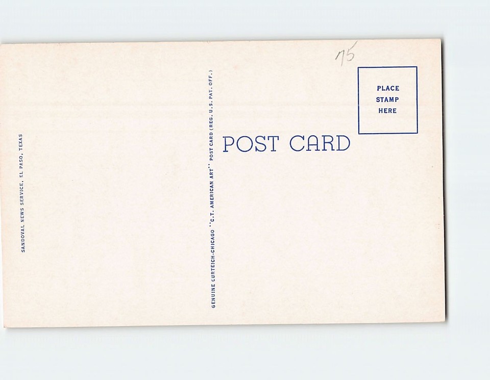 Postcard Interior Church of Guadalupe Ciudad Juarez Mexico eBay