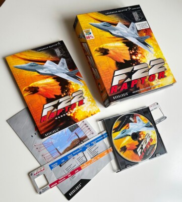 F22 RAPTOR - Flight Sim   IBM PC   Game, Spiel, Big Box, CiB / novalogic   1997