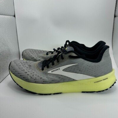 Brooks Hyperion Tempo Shoes Mens Size 10 Gray Yellow Running Cushioned