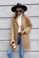 Ivy Lane Lapel Collar Blazer Jacket Long Sleeve Pockets *choose Color* Sm-xl