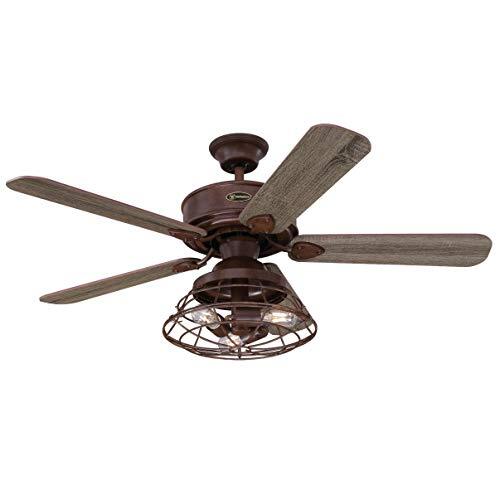 Westinghouse Lighting 7220540 Ventilatori da Soffitto per Interni in Legno Rusti
