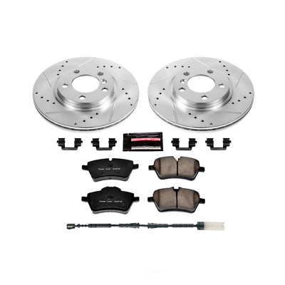 Power Stop for 11-16 Mini Cooper Countryman Front Z23 Evolution Sport Brake Kit