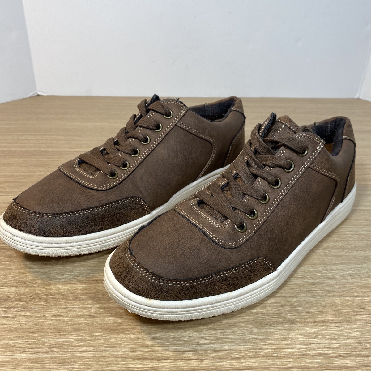 Edgar Ash Comfort Hendrick Brown Sneaker Shoes Mens NICE